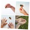 6Pcs Bee Figurine Ornaments for Pot Garden Decor Bee Decorations for Home and Yard view 4