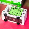 CANDYCAR Wooden Food Truck Collection - Graffiti Green, Premium Handcrafted Beech Wood Toy Car view 4