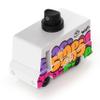 CANDYCAR Wooden Food Truck Collection - Graffiti Black, Premium Handcrafted Beech Wood Toy Car view 1