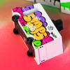 CANDYCAR Wooden Food Truck Collection - Graffiti Black, Premium Handcrafted Beech Wood Toy Car view 4
