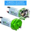 WOAEIUOS 050 50T Brushed Motor with Transparent Acrylic Aluminum Alloy Transmission Gearbox for 1/24 RC Crawler SCX24 AX24 Upgrade(Green) view 3