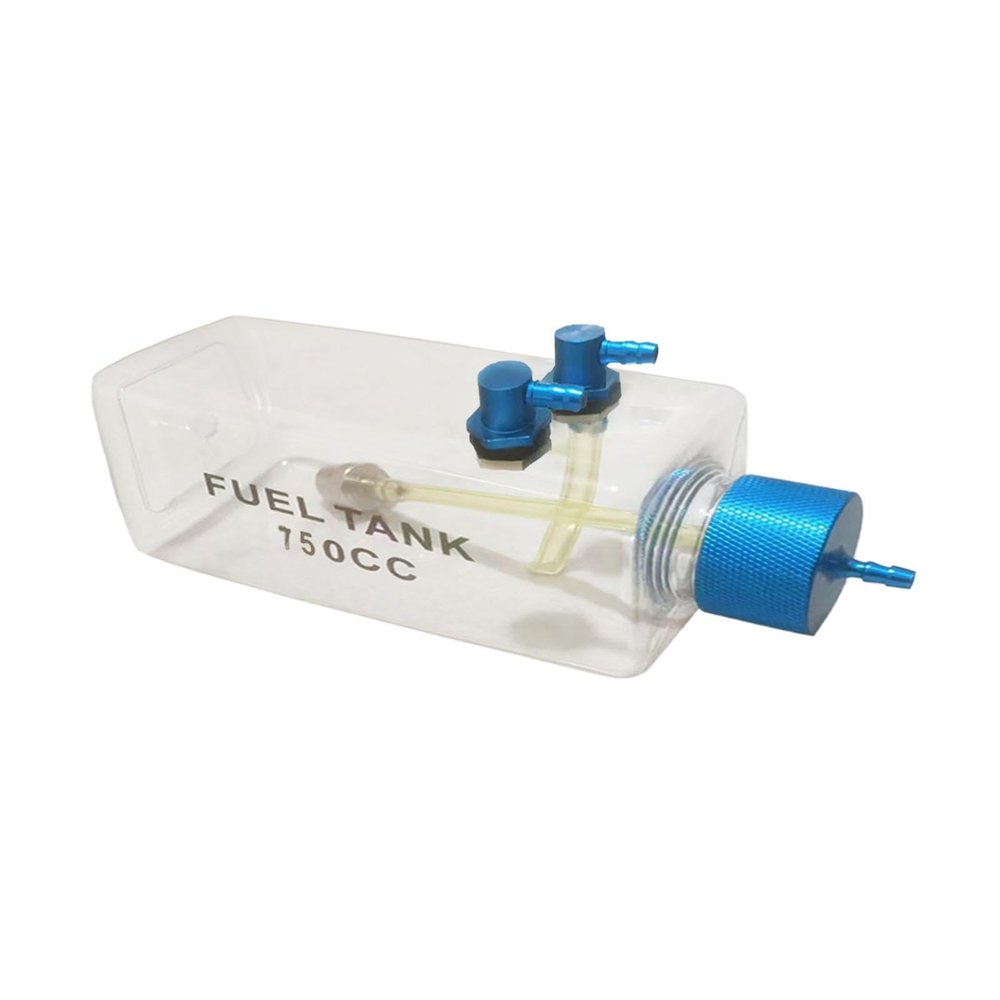 Aosekaa RC Fuel Tank, Transparent Fuel Tank, Oil Bottle for Plane Gas Airplane, Model Aircraft Spare Parts, 750CC