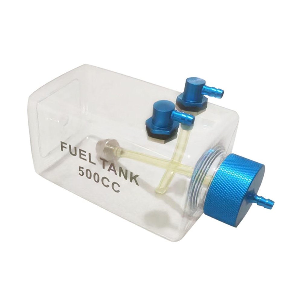 Luwecf RC Plane Tank Transparent Tank Remote Control Model Accessory Bottle for Model, 500CC