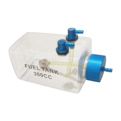 Aosekaa RC Fuel Tank, Transparent Fuel Tank, Oil Bottle for Plane Gas Airplane, Model Aircraft Spare Parts, 300CC