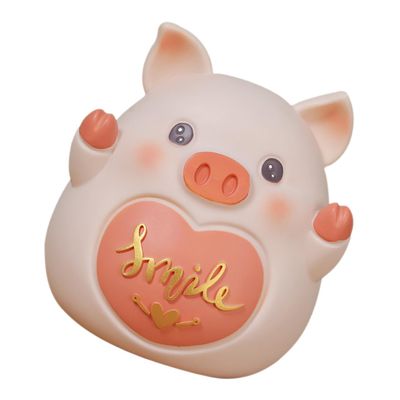 Abaodam Boys and Girls Piggy Bank Adorable Pig Shape Storage Box for Home Decor Encourages Saving Habits for Boy Girl Suitable for Bedroom Study Living Room