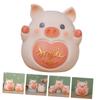 Abaodam Boys and Girls Piggy Bank Adorable Pig Shape Storage Box for Home Decor Encourages Saving Habits for Boy Girl Suitable for Bedroom Study Living Room view 4