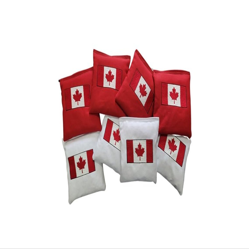 Canadian Flag Bag Full Size Regulation Cornhole Bags