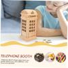 Abaodam Wooden Piggy Bank Boys and Girls's Coin Pot Money Counter Feature Change Container DIY Graffiti Money Box Decorative Craft view 3