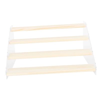 Gatuida Transparent Doll Rack Display Stand for Figurines Decorative Organizer for Collectibles and Models Sturdy and Easy to Use