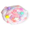 Candyland Clear Slime  6oz Non-Scented Handmade Slime with Charms & Cloud Whip  Hoshimi Slimes view 3