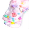 Candyland Clear Slime  6oz Non-Scented Handmade Slime with Charms & Cloud Whip  Hoshimi Slimes view 4