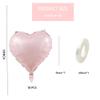 10PCs 18inch love balloons Baby Pink Heart Shape Balloons Helium Birthday Party Decorations for Girls Brithday Party, Baby Shower,Valentines Day, Princess Party (Baby Pink) view 2