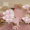 10PCs 18inch love balloons Baby Pink Heart Shape Balloons Helium Birthday Party Decorations for Girls Brithday Party, Baby Shower,Valentines Day, Princess Party (Baby Pink) view 3