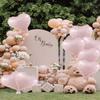 10PCs 18inch love balloons Baby Pink Heart Shape Balloons Helium Birthday Party Decorations for Girls Brithday Party, Baby Shower,Valentines Day, Princess Party (Baby Pink) view 4