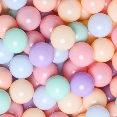 GOGOSO Ball Pits Balls Toddlers 50 100 200 500 Plastics Shape Ball Non-Phthalate Non-BPA Non-Toxic 2.2-Inch Crush Proof Play Balls, 2.15inches,6Colors,50pcs Balls