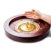 GeRRiT Roulette Sets Russian Roulette Wooden Roulette Wheel Set with Double-Zero Layout and Precision Bearings for Game Night Essential Party Games view 3