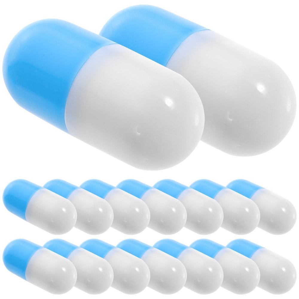 BESTonZON Kids Doctor Toy Accessories Set 20Pcs Large Plastic Capsule Models Pretend Play Medical Kit for Toddlers and Children Role Play