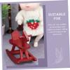 Vaguelly Mini Toy Red Miniature Decor for Boy Girl for Dollhouse Scenes and Photography Props Safe and Charming Educational view 4