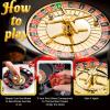 GeRRiT Roulette Sets 29cm Russian Drinking Roulette Game Creative Entertainment Roulette Props Bar Supplies Ktv Entertainment Toy Party Party Games, Black view 3