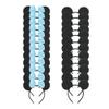 winvin Set of 24 Mouse Costume Deluxe Fabric Ears Headband White Polka Dots Bow Boys Girls Birthday Party Hairs Accessories Baby Shower Headwear Halloween Party Favors Decorations (Blue) view 1