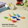 HILAZA Dinosaur Erasers with 12 Pieces Dinosaur Eggs for Kids, Mini Cute Dino Erasers Bulk for School Classroom Rewards Easter Gifts Easter Basket Stuffers Fillers view 4