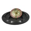 GeRRiT Roulette Sets 10 Inches Plastic Russian Roulette Macau Roulette 37 Number Single 0 Turntable Gaming Props Perfect for Family Game Night Party Games, Plastic/Black view 2
