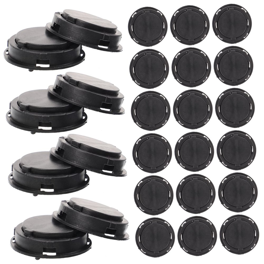 Abaodam 50pcs Piggy Bank Plug Kit Money Saving Box Accessories Plastic Bottom Plugs for Piggy Bank Sealing