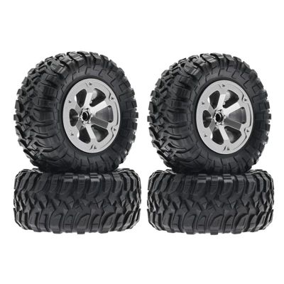 cvking RC Tires Compatible with LDRC for LD-P06 LD P06 for Unimog 1/12 RC Truck Car Accessories 72Mm 4Pcs RC Car Tire RC Car Upgrade Parts