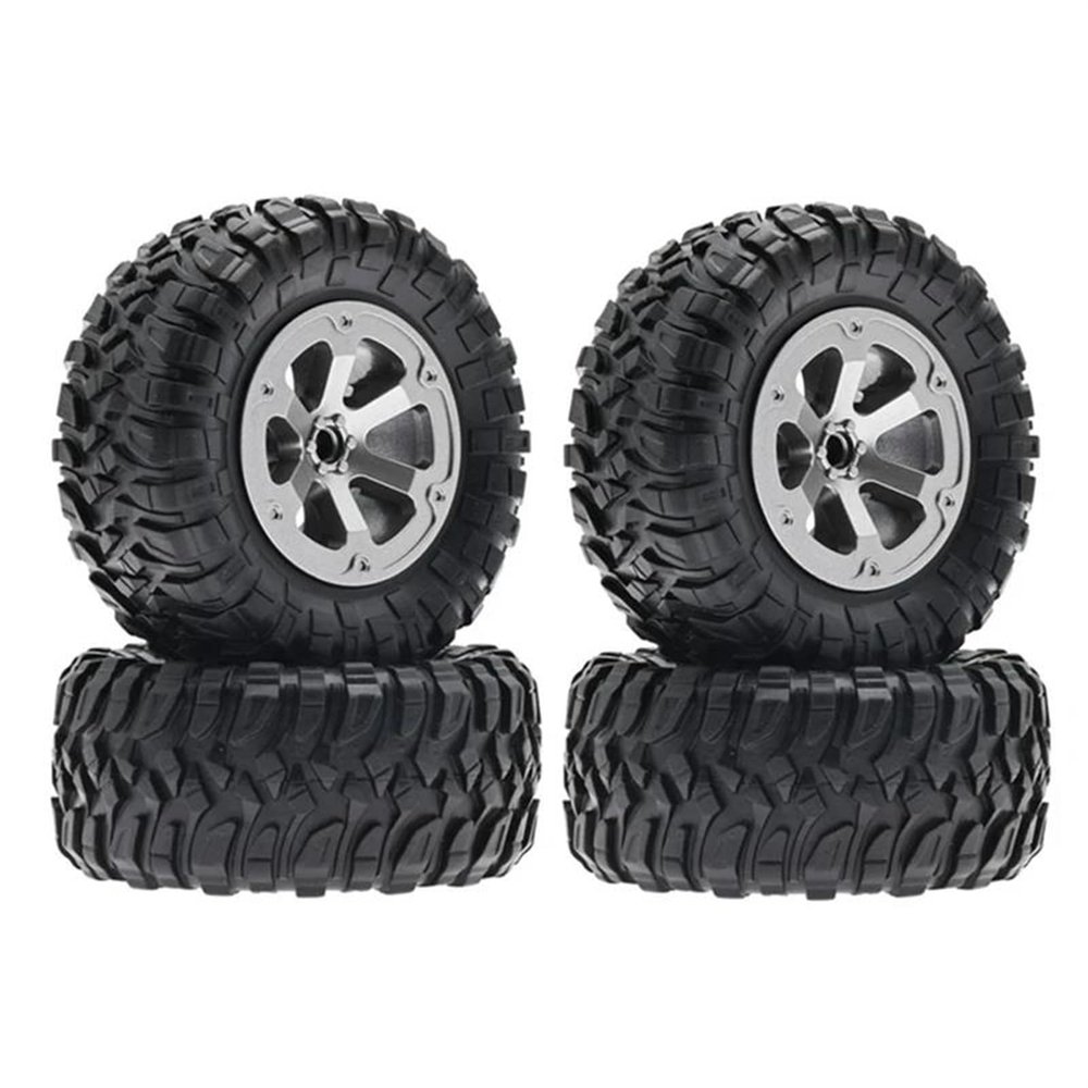 cvking RC Tires Compatible with LDRC for LD-P06 LD P06 for Unimog 1/12 RC Truck Car Accessories 72Mm 4Pcs RC Car Tire RC Car Upgrade Parts