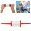 150M String Kite Spool Fly Tool Kite Reel Kite Line Kite Winder Kite Flying Gear Kite Flying Accessories Kite Supplies for Outdoor Beach Holiday Red view 2