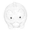 Abaodam Decorative Money Box Glass Piggy Bank Coin Storage Box for Home Pig Piggy Bank view 1