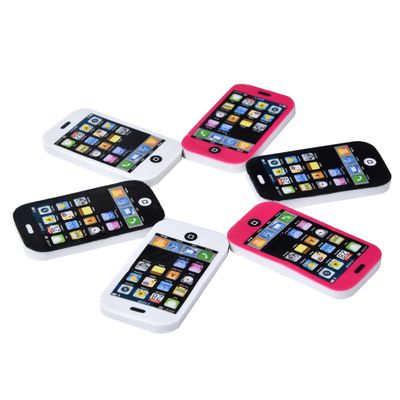 HILAZA 20 Mini Cool Phone Erasers for Kids, Fun Smart Phone Erasers for School, Classroom Supplies, Party Favors and Home Prizes