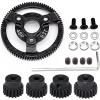 48P 83T Spur Gear Hardened Steel Transmission Gears with 18T 19T 20T 21T Pinions Gear 1/8 inch 3.175mm Hole Upgrade Parts for Traxxas RC 1/10 2WD Slash Stampede Rustler 2WD Bandit VXL XL-5 F-150 SVT view 1