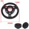 48P 83T Spur Gear Hardened Steel Transmission Gears with 18T 19T 20T 21T Pinions Gear 1/8 inch 3.175mm Hole Upgrade Parts for Traxxas RC 1/10 2WD Slash Stampede Rustler 2WD Bandit VXL XL-5 F-150 SVT view 2
