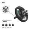 48P 83T Spur Gear Hardened Steel Transmission Gears with 18T 19T 20T 21T Pinions Gear 1/8 inch 3.175mm Hole Upgrade Parts for Traxxas RC 1/10 2WD Slash Stampede Rustler 2WD Bandit VXL XL-5 F-150 SVT view 3