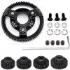48P 76T Spur Gear Hardened Steel Transmission Gears with 27T 28T 29T 30T Pinions Gear 1/8 inch 3.175mm Hole Upgrade Parts for Traxxas RC 1/10 2WD Slash Stampede Rustler 2WD Bandit VXL XL-5 F-150 SVT view 1