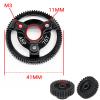48P 76T Spur Gear Hardened Steel Transmission Gears with 27T 28T 29T 30T Pinions Gear 1/8 inch 3.175mm Hole Upgrade Parts for Traxxas RC 1/10 2WD Slash Stampede Rustler 2WD Bandit VXL XL-5 F-150 SVT view 2