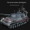 Ssccgym TK7.0 Remote Control Tank Germany GE Panzer IV RC Tanks Battle War Military Vehicle Simulation Smoke Emission Sound Effect Collection 1/16 Scale (Grey Standard RC Tank) view 3