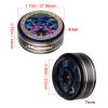 HobbyPark 1.0 Plus Beadlock Wheels Rims Rainbow Negative Offset -4mm for Traxxas TRX4M Axial SCX24 AX24 FCX24 1/24 1/18 RC Crawler Car, 4pcs view 3
