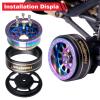 HobbyPark 1.0 Plus Beadlock Wheels Rims Rainbow Negative Offset -4mm for Traxxas TRX4M Axial SCX24 AX24 FCX24 1/24 1/18 RC Crawler Car, 4pcs view 4