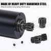 0.8M Hardened Steel Pinion Gear Set 1/8 inch 3.175mm Hole 14T 16T 18T 20T 22T with Hex Key for RC Brushless Brush Motor RC Car Upgrade(Compatible with 0.8 Metric Pitch) view 3
