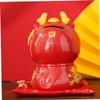Abaodam Dragon Shaped Ceramic Piggy Bank Unique Desktop Decor Birthday Present for Family Savings Traditi view 2