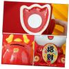 Abaodam Dragon Shaped Ceramic Piggy Bank Unique Desktop Decor Birthday Present for Family Savings Traditi view 3