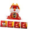 Abaodam Dragon Shaped Ceramic Piggy Bank Unique Desktop Decor Birthday Present for Family Savings Traditi view 4