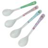 Hohopeti Set Utensils Sturdy Bamboo Fiber 4 Pieces Bright Colors Safe for Boys and Girls view 1