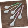 Hohopeti Set Utensils Sturdy Bamboo Fiber 4 Pieces Bright Colors Safe for Boys and Girls view 3