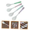 Hohopeti Set Utensils Sturdy Bamboo Fiber 4 Pieces Bright Colors Safe for Boys and Girls view 4
