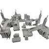 Industrial Terrain Set fits 40k and Kill Team. Wargaming Tabletop Scatter Terrain & Modular Scenery for 28mm and 32mm games. Towers, Walkways, Ladders, Stairs, Antennas, Pipes view 1