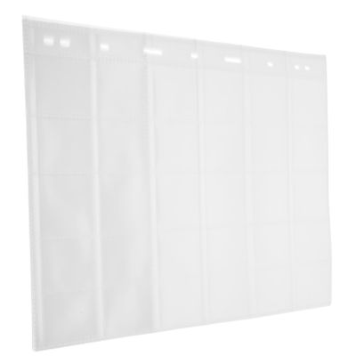 SHINEOFI 10sheets Stamp Collecting Pages Loose-Leaf Album Replacement for Stamps Coins Banknotes Material for Organized Storage No Outer Shell