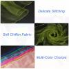 PATIKIL Dance Scarves, 12 Pcs Square Juggling Scarves 24 by 24 Inches for Play Magic Music Activity Juggling Dressing, Olive Color view 3